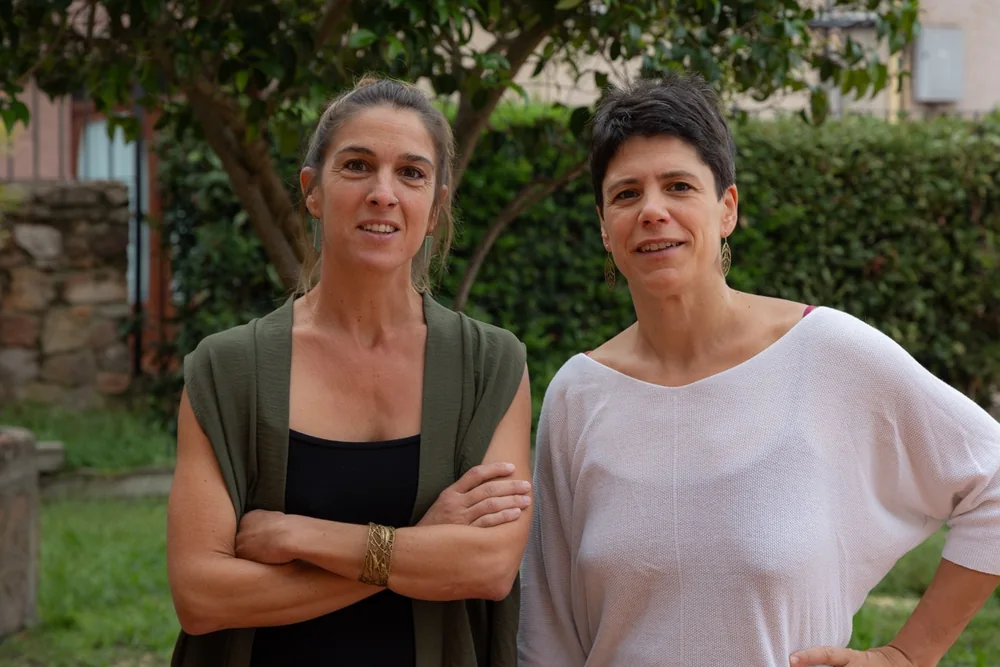 Retrato de Alba Barbé i Serra y Laia Pibernat i Mir.